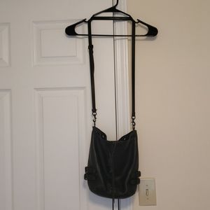 Rebecca Minkoff leather bucket crossbody purse